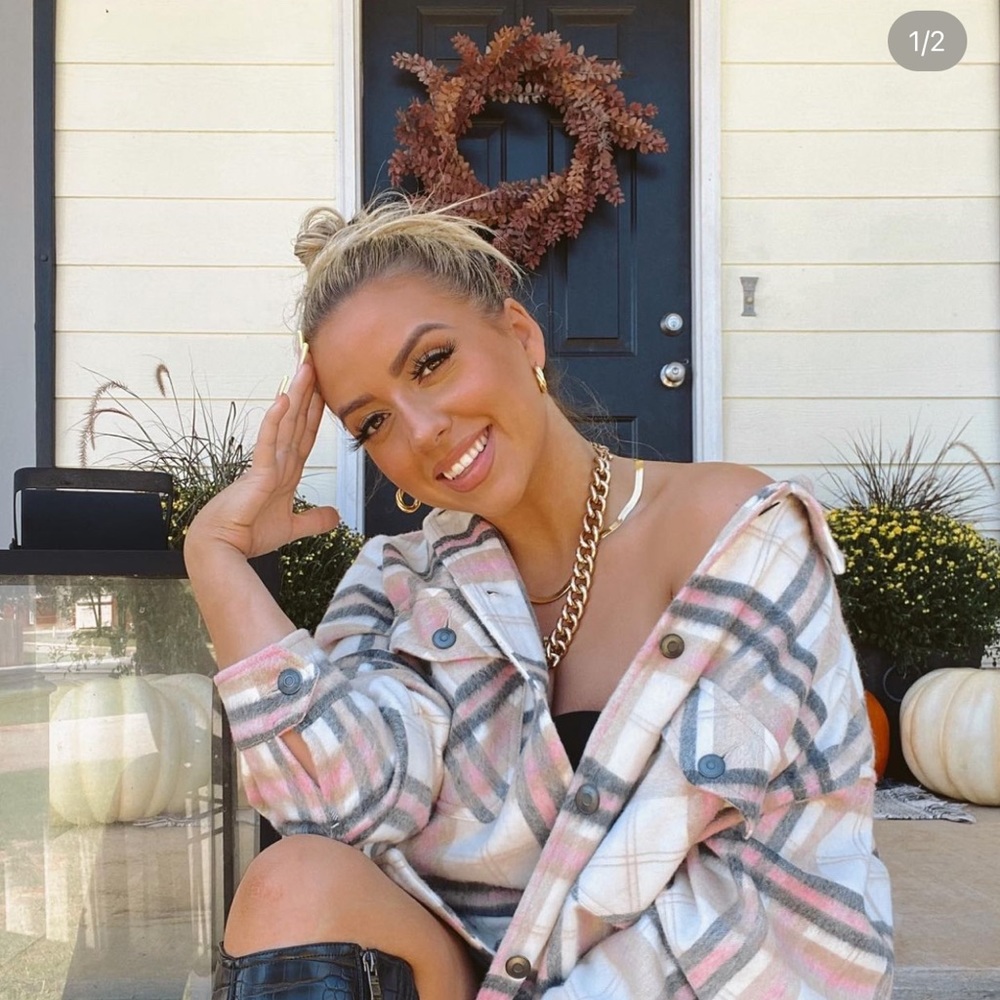 Flannel coat from Zara (WORN TWICE)